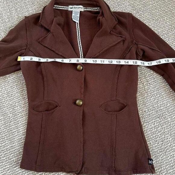 Vintage Self esteem Bella swan Y2K Fitted Blazer Jacket 2000s Sleaze Buttons - Picture 4 of 5